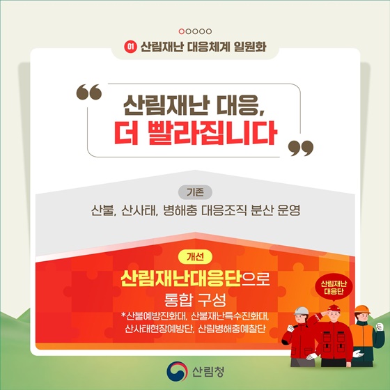 2026년, 숲은 더 안전하게! 지역은 더 단단하게!