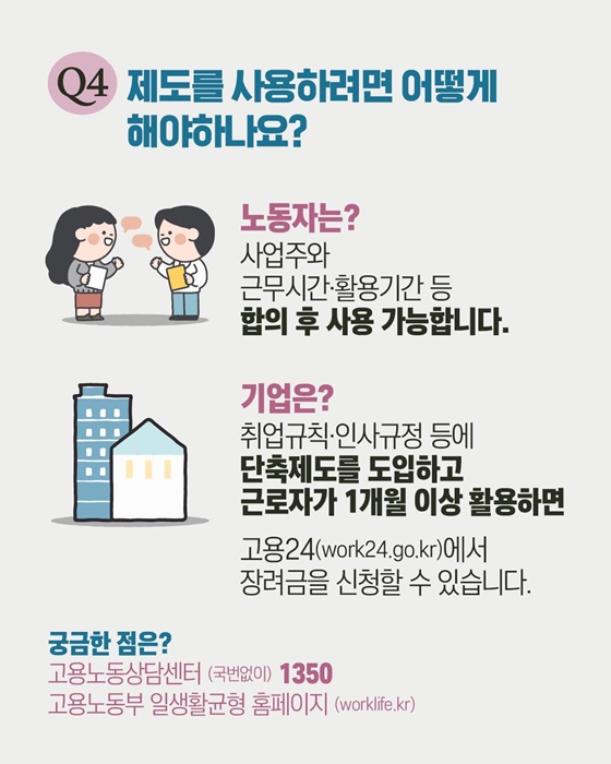 육아기 10시 출근제 Q&A