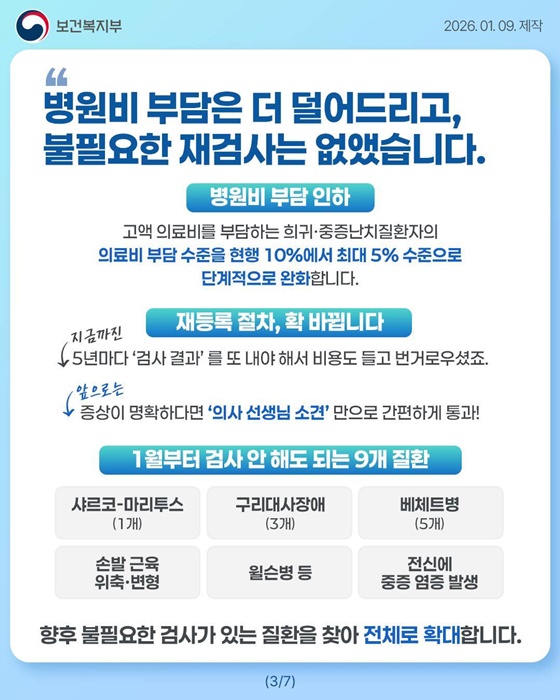 2026년, 희귀질환 환우와 가족을 위한 정부의 따뜻한 약속