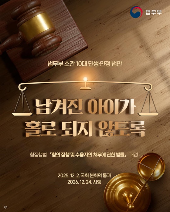 법무부 소관 10대 민생안정 법안