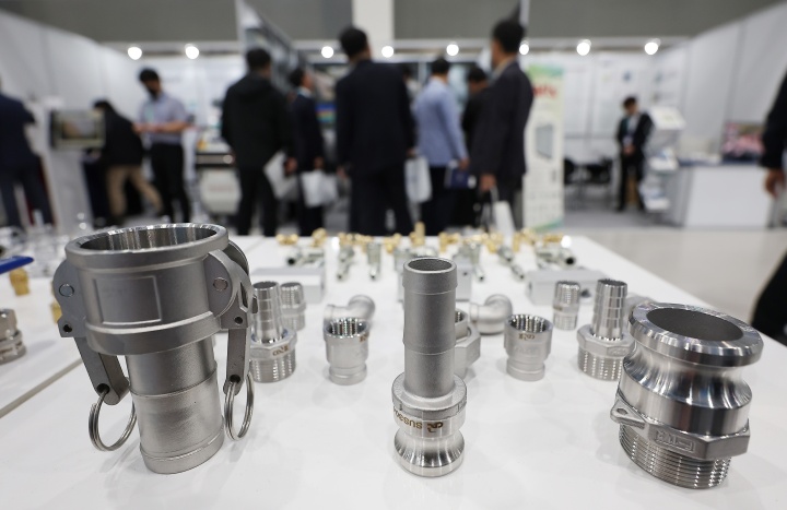 2025 자동차부품산업 ESG·탄소중립 박람회 모습. 2025.4.24 (사진=저작권자(c) 연합뉴스, 무단 전재-재배포 금지)