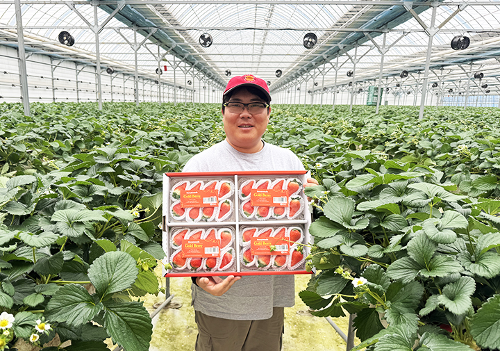 충남 홍성군 헤테로 농장에서 만난 최이영 대표(사진=정책브리핑)
