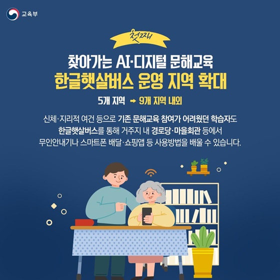 2026년 성인문해교육 지원 이렇게 달라집니다