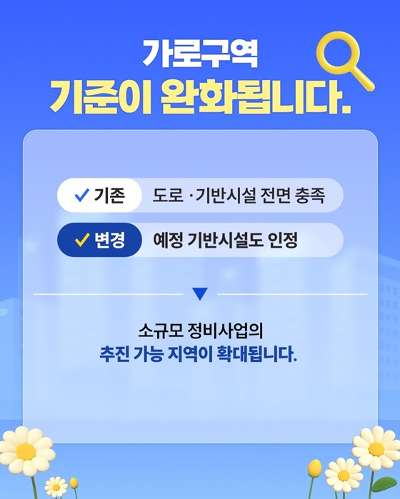 2026년 소규모 정비사업, 더 빠르고 쉽게 바뀝니다