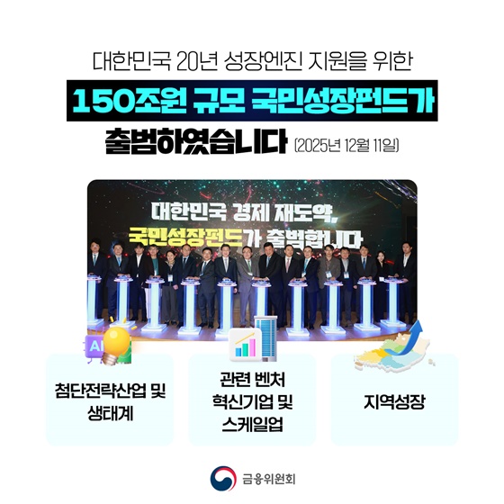 대한민국 성장엔진 발굴, 국민성장펀드 간접투자 운용사 공모