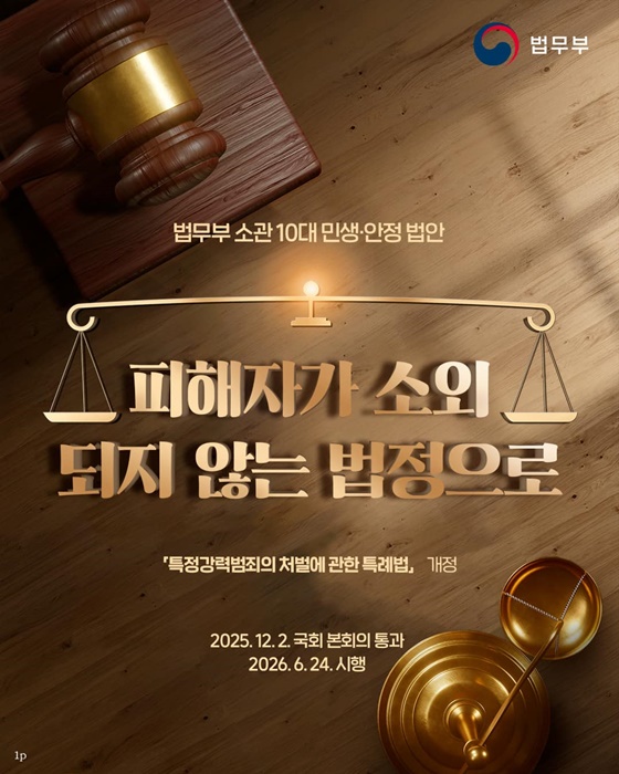 피해자가 소외되지 않는 법정으로 특정강력범죄법