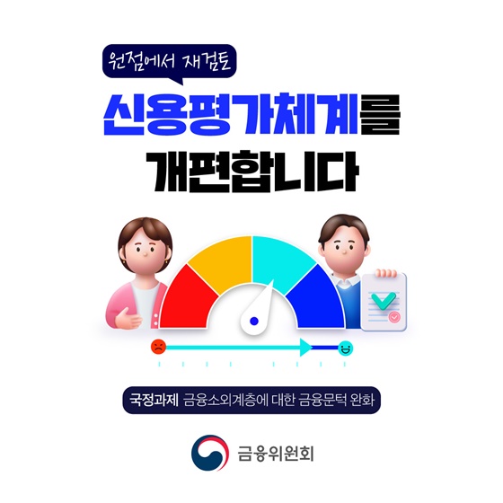 신용평가 시스템을 원점에서 재검토합니다