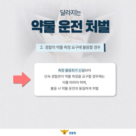 약물운전 처벌 강화, 어떻게 달라지나요?