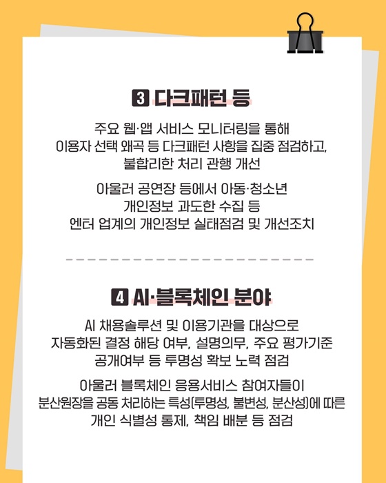 2026년 개인정보 조사업무 추진 방향