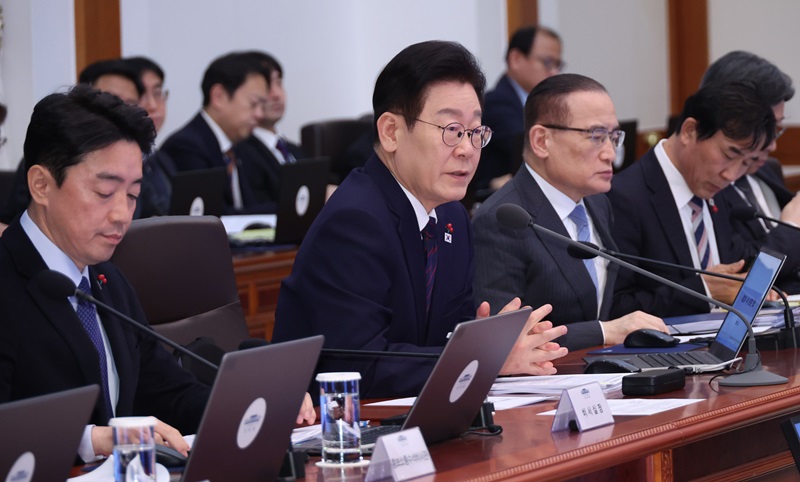 이재명 대통령이 22일 청와대에서 열린 수석보좌관회의에서 발언하고 있다. 2026.1.22(사진=저작권자(c) 연합뉴스, 무단 전재-재배포 금지)