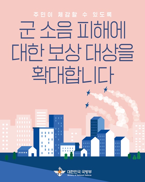 군 소음 피해 보상 대상 확대