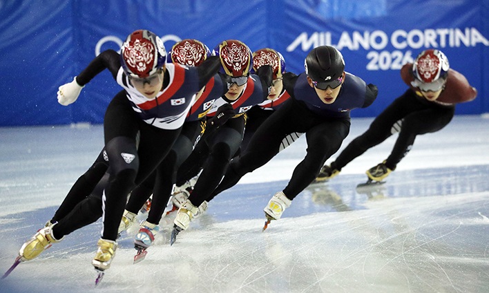 '팀코리아 파이팅!'…태극전사들, '10위 이내 목표'로 밀라노 출격