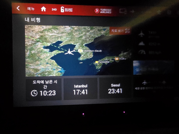 해외 출국 중 비행기 운행도