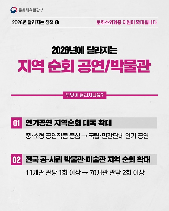 누구나 어디에서나 즐길 수 있는 문화!