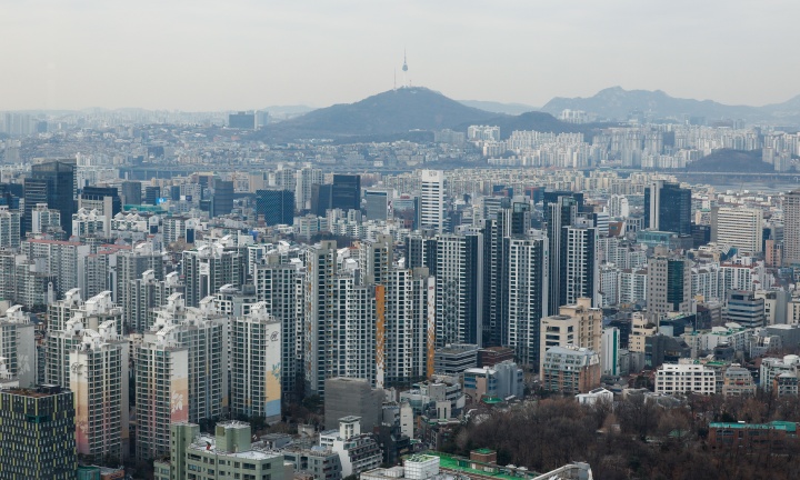 서울 강남구 트레이드타워에서 바라본 도심 아파트 단지. 2026.1.6.(ⓒ뉴스1, 무단 전재-재배포 금지)