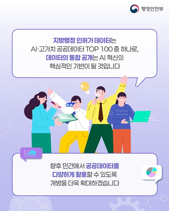 전국 업종별 인허가정보·생활편의정보 공공데이터 포털 하나로 끝!