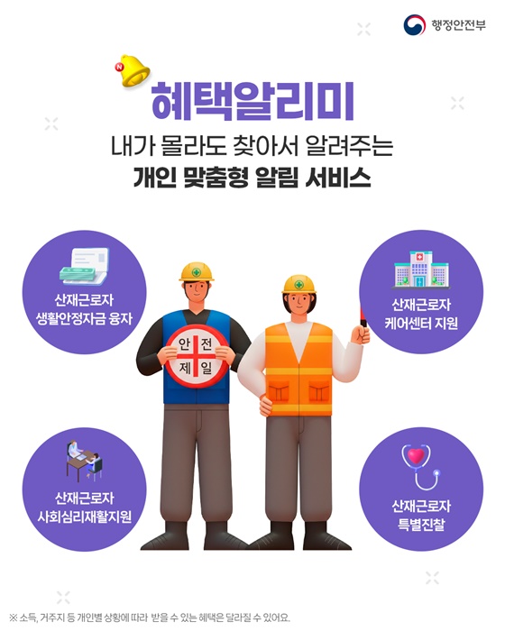 혜택알리미, 정부24에서 시작하세요!