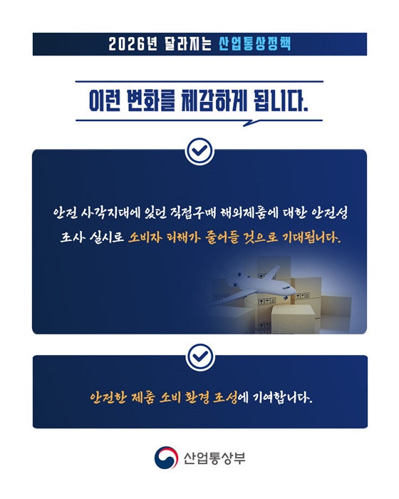 해외직구제품 안전성조사로 소비자안전을 지킵니다!