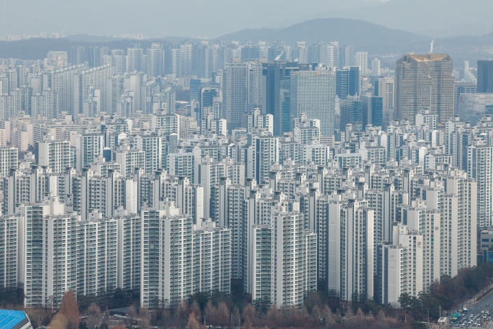 서울 강남구 트레이드타워에서 바라본 도심 아파트 단지. 2026.1.6. (ⓒ뉴스1, 무단 전재-재배포 금지)