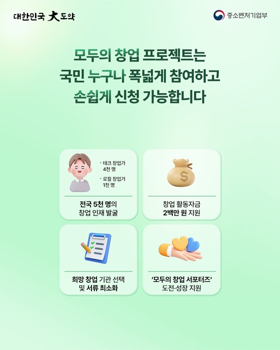 모두의 창업으로 모두의 성장을 만들다
