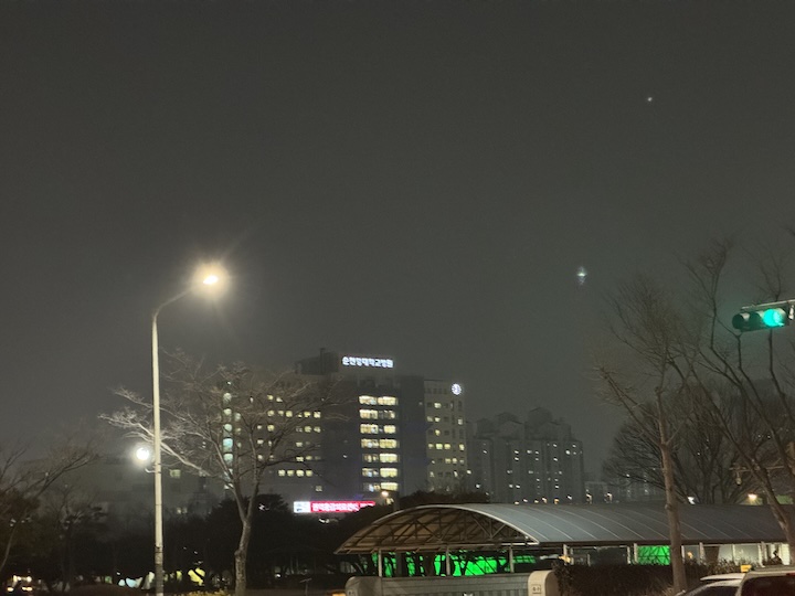 야간 진료가 가능한 인근 대학병원 모습.