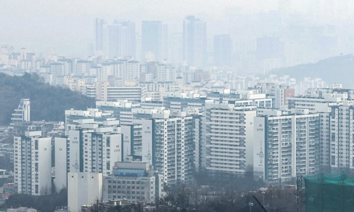 지난 2월 5일 서울 남산에서 바라본 아파트 모습.2026.2.5. (ⓒ뉴스1, 무단 전재-재배포 금지)