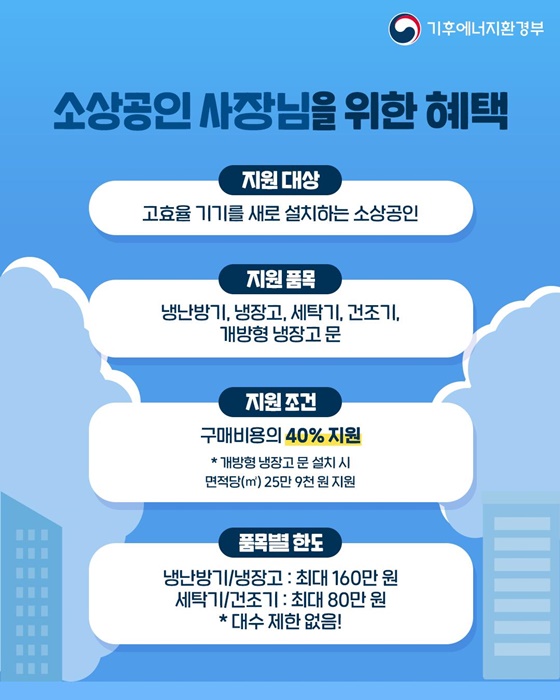 부담됐던 가전 교체비용, 정부지원금으로 바꾸자!