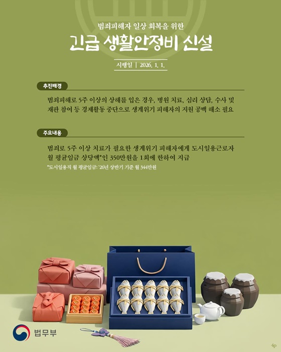 2026 새로워지는 법무정책 선물세트 - 범죄피해자 지원편