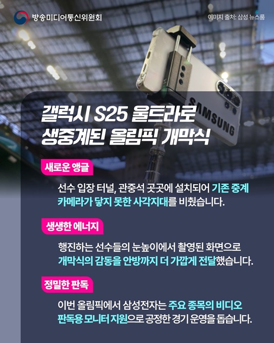 2026년 동계올림픽에서 만나는 새로운 방송·미디어·통신 기술!