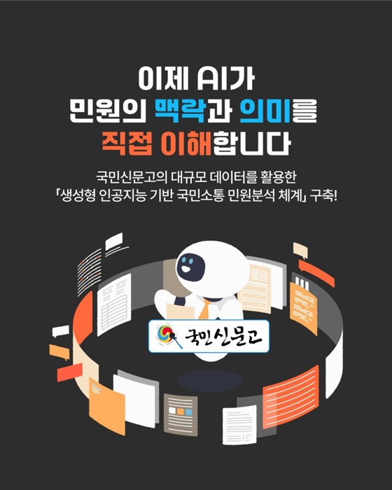 AI와 국민신문고가 만나 AI 국민권익플랫폼이 나타났다!