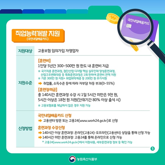 혹시 모를 내일을 위해! 농업인(자영업자) 고용보험