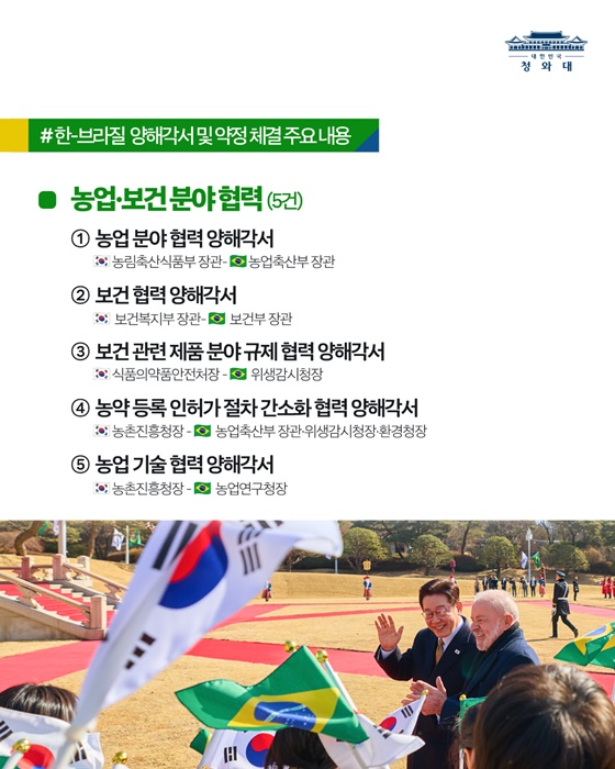 한-브라질 정상회담 결과, 국민께 보고드립니다