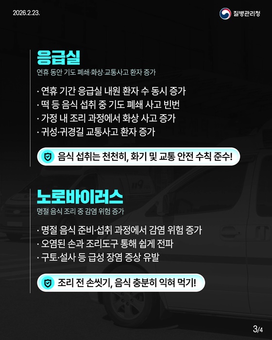 2월 3주차 질병·건강 키워드 응급실·노로바이러스