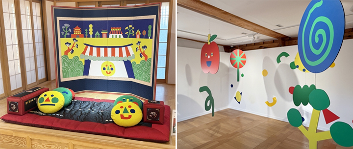 (좌) 관광객들을 위한 포토존, (우) 동심을 자극하는 전시였다.