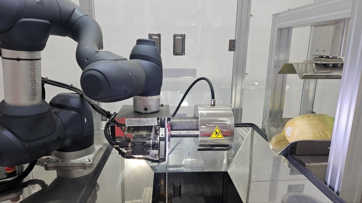 배추심 제거 로봇.(사진=한국로봇산업진흥원 제공)