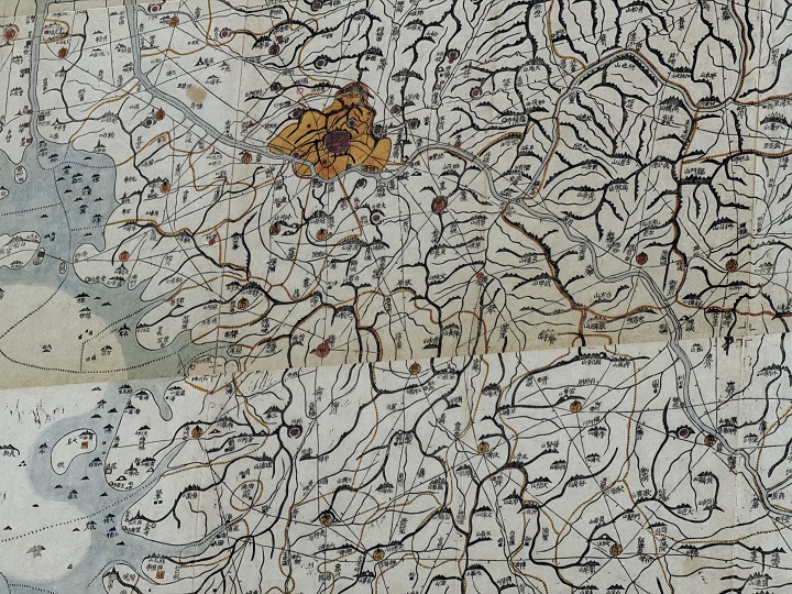 대동여지도의 섬세한 표현