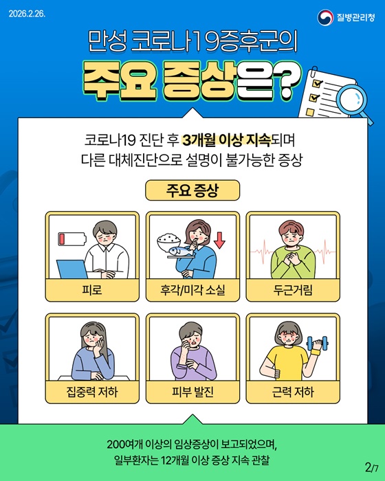 만성 코로나19증후군? 진료지침을 활용하세요!
