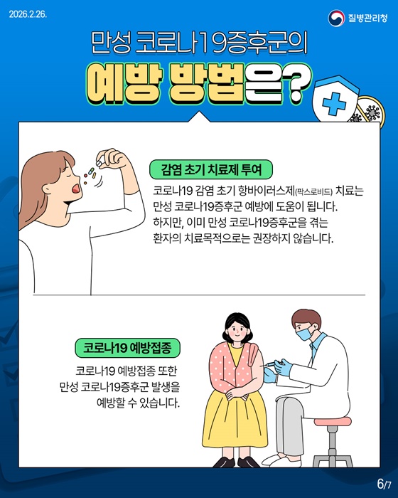 만성 코로나19증후군? 진료지침을 활용하세요!