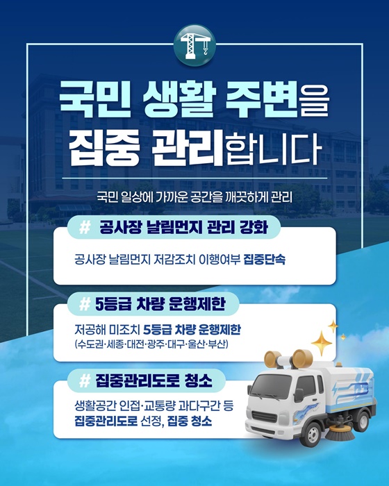 봄철 고농도 미세먼지 총력대응