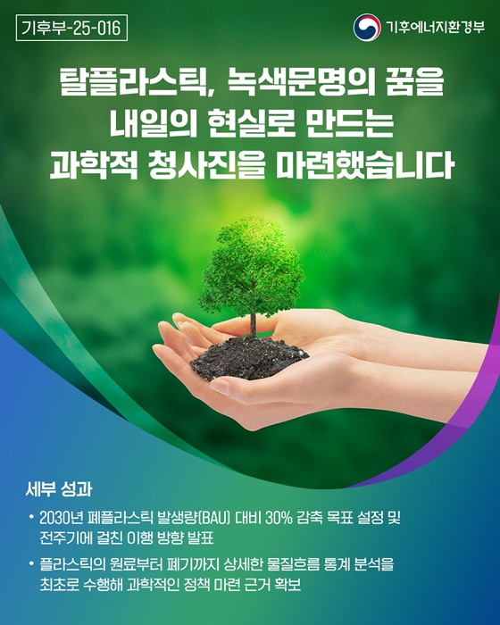 기후에너지환경부, 국정과제 28개 중심 정책 추진 ②