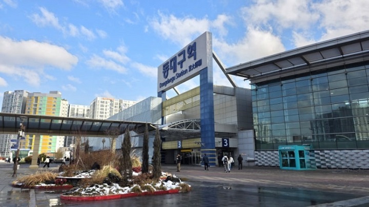 서울로 가는 ktx를 타기 위해 동대구역에 도착하다