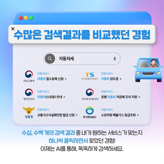 모든 정부서비스, AI로 통하다!