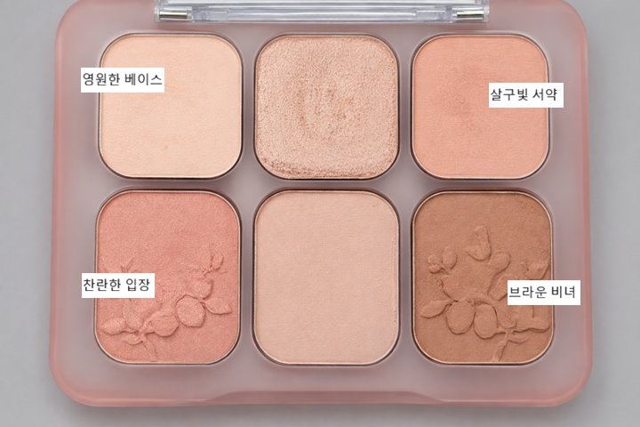 꽃가마 코랄 색상