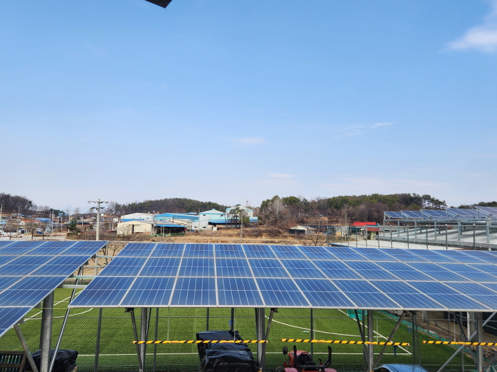 구양리 마을은 2021년 산업통상자원부의 '햇빛두레' 사업에 참여했고, 2022년 초 시범마을로 선정됐다.