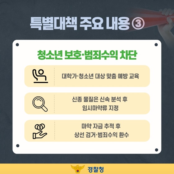 신종 마약 확산 이제는 선제 차단!