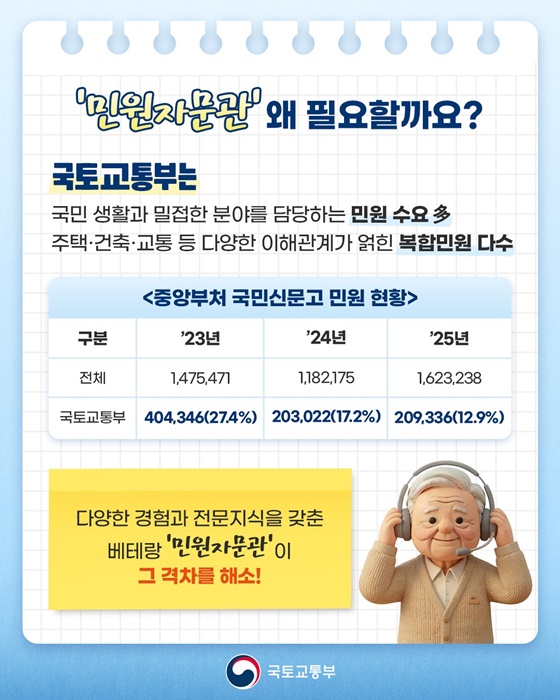 복잡한 민원, 이제 더 전문적으로 상담합니다