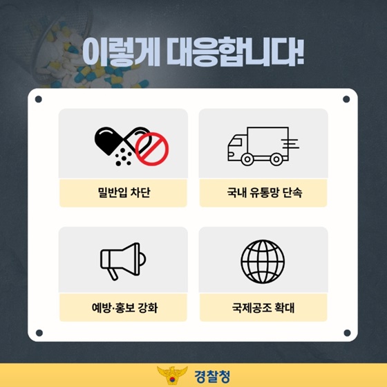 신종 마약 확산 이제는 선제 차단!