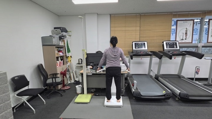 혈압 검사, 키, 인바디 검사를 먼저 했다