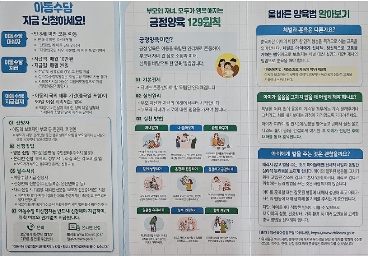 긍정양육 129원칙과 올바른 양육법