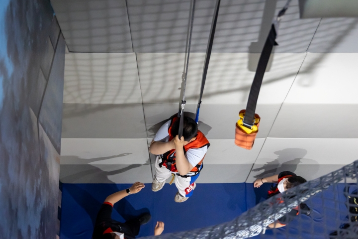 무서워 하는 아이들도 많았지만 대부분 멋지게 훈련을 완수했다